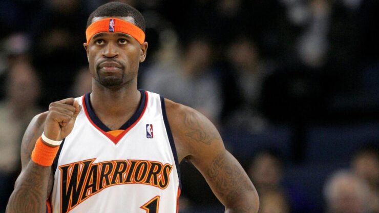 Stephen Jackson Playing for Golden State Warriors