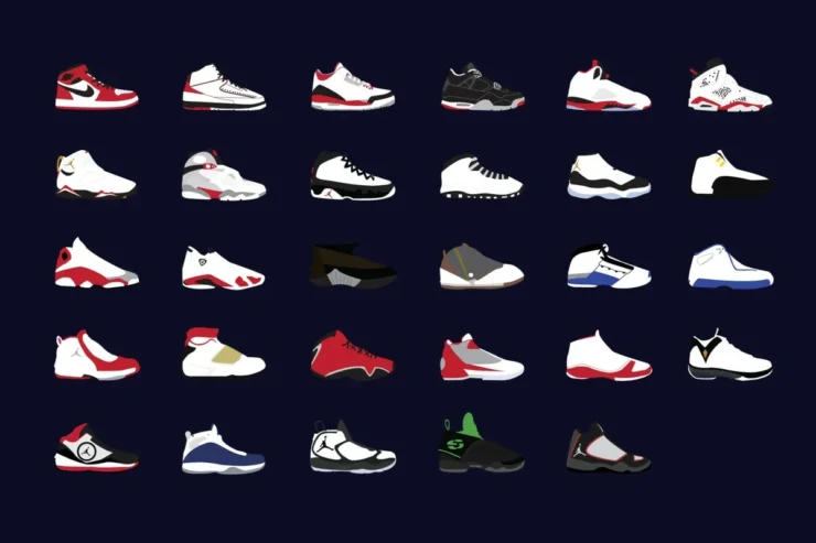 Evolution of Air Jordan