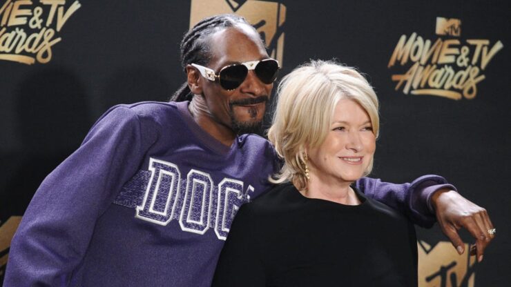 La emblemática asociación: Snoop Dogg y Martha Stewart