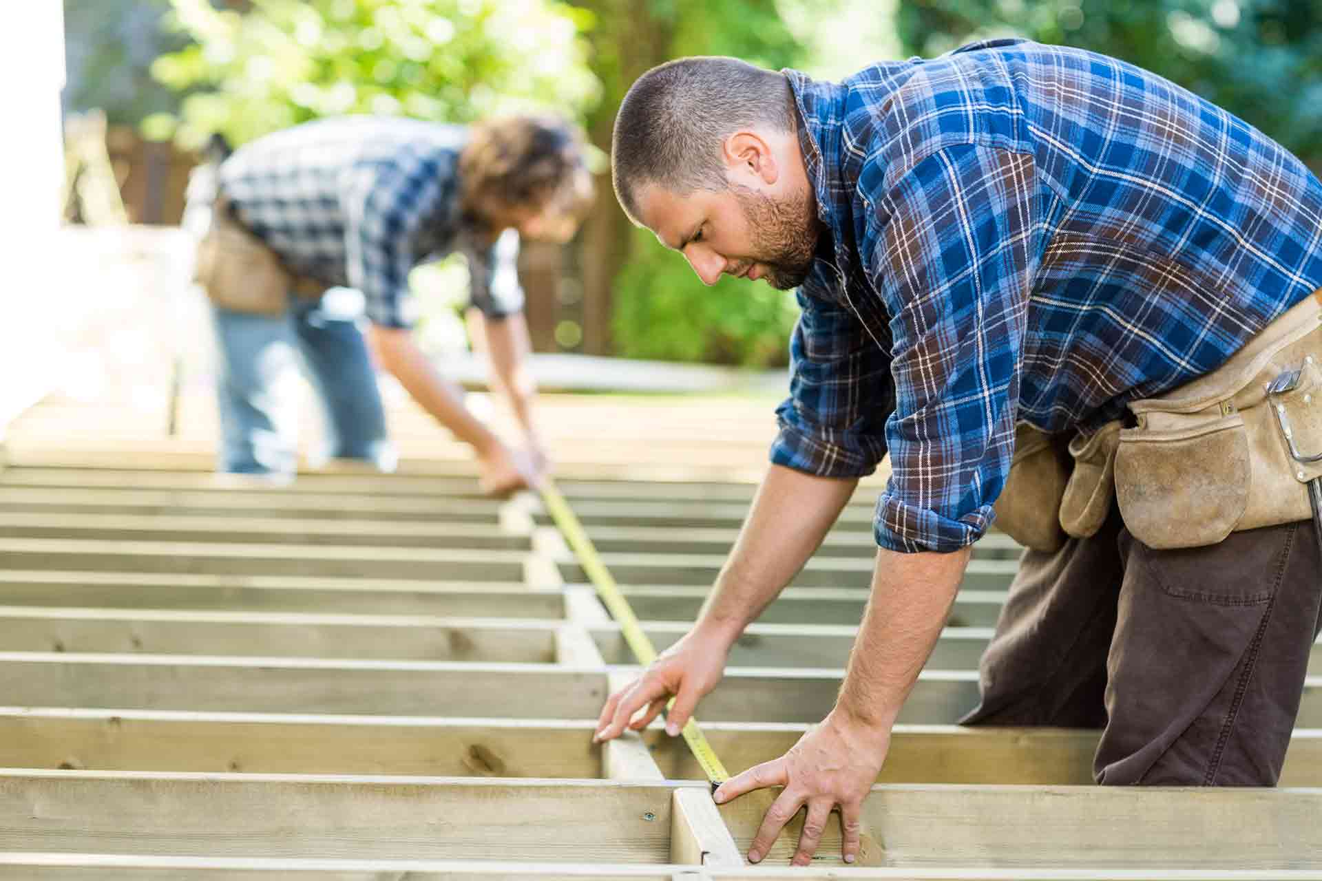 Construction de terrasse