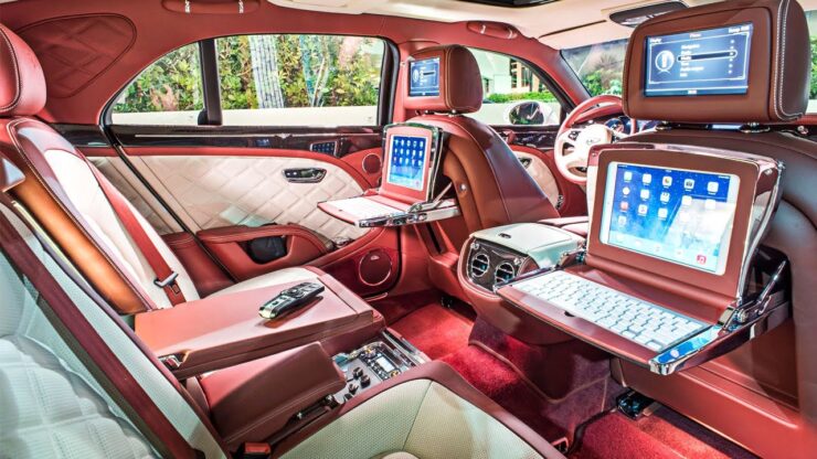 luxury car interior