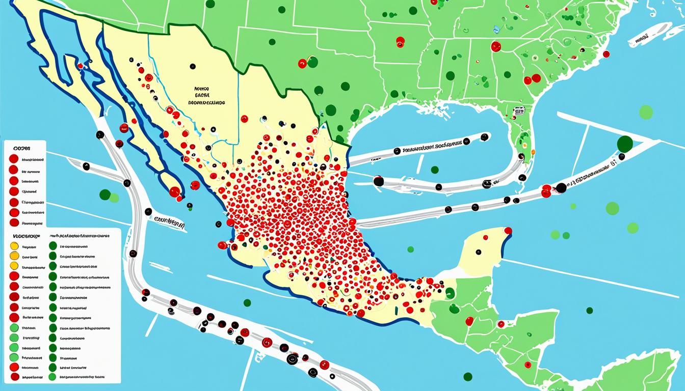 Le città più pericolose in Messico 2024: Rischio Insights